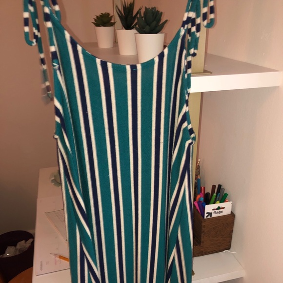 Zara green and white super comfy dress - Picture 6 of 6